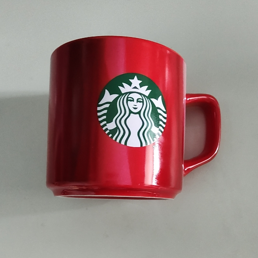 Starbucks Bold Red Mug with Logo